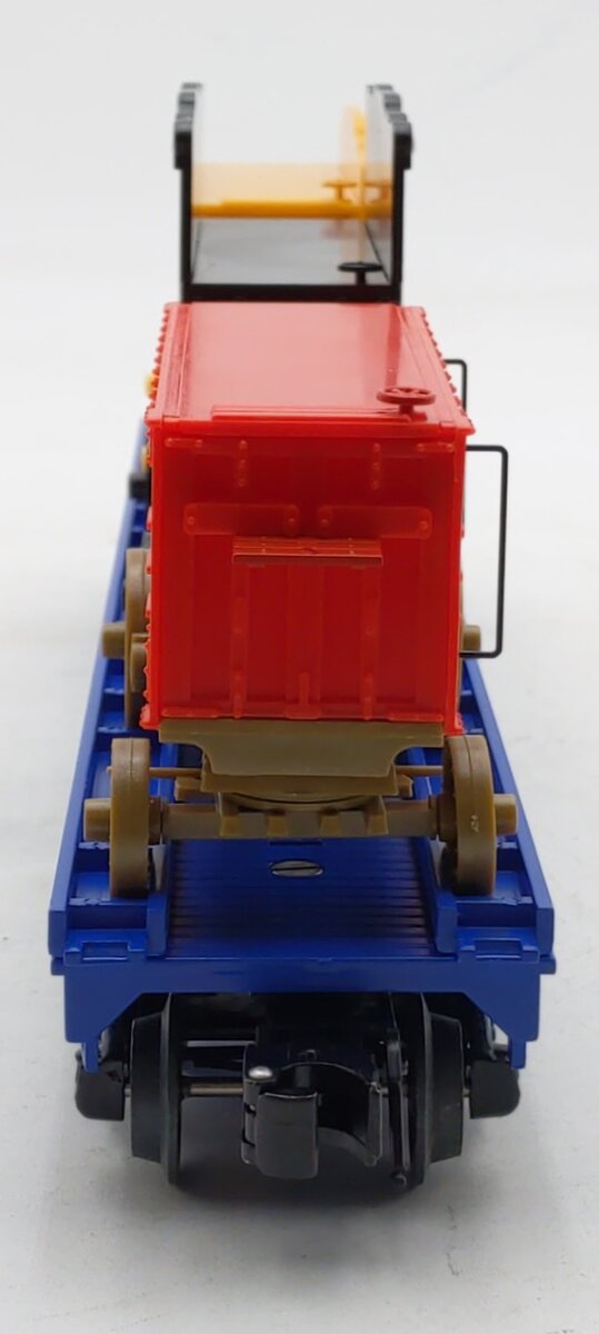 K-Line 6-22656 O Ringling Bros Flatcar #66 W/ 3 Circus Wagons EX/Box