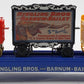 K-Line 6-22656 O Ringling Bros Flatcar #66 W/ 3 Circus Wagons EX/Box