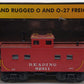 MTH 30-7017F O Gauge Reading Steel Caboose #92911 EX/Box