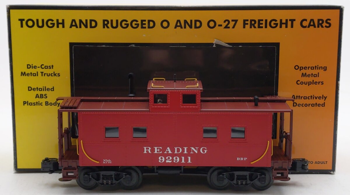 MTH 30-7017F O Gauge Reading Steel Caboose #92911 EX/Box