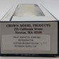 Crown Model Products O Gauge Union Refrigerator Transit Refrigerator Car #24270 VG/Box