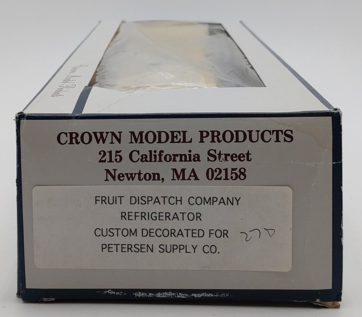 Crown Model Products O Gauge Union Refrigerator Transit Refrigerator Car #24270 VG/Box