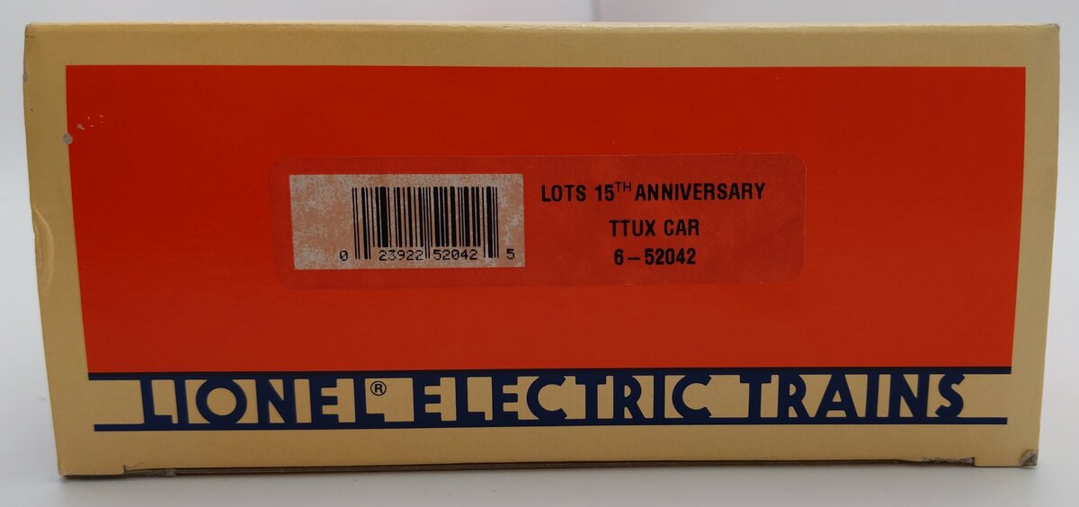 Lionel 6-52042 O BN TTUX Flatcar with Trailer (One Flatcar & Trailer) #637500 LN/Box