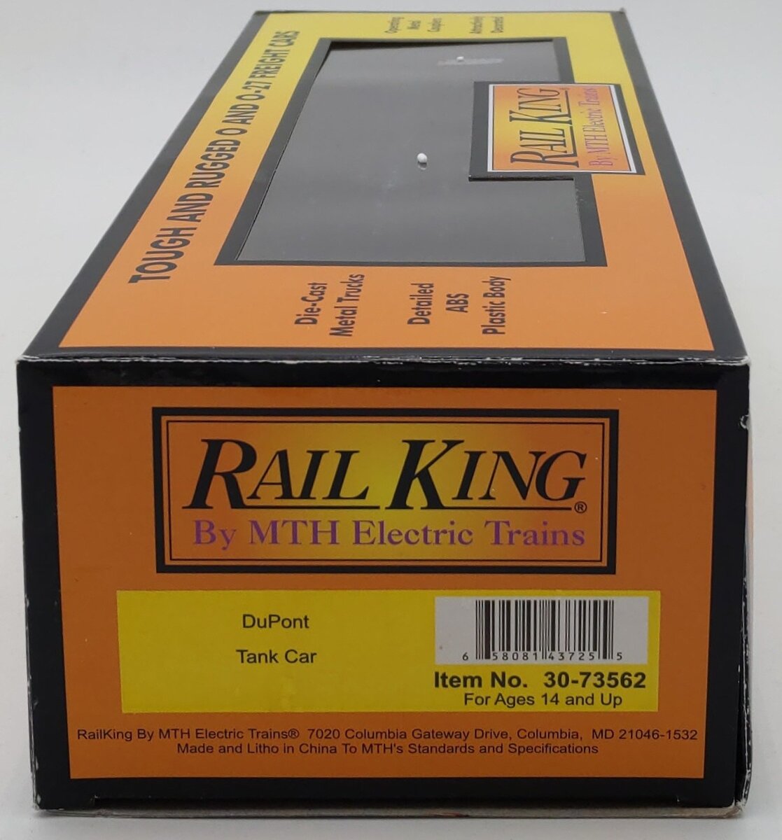MTH 30-73562 O DuPont Tank Car #6418 LN/Box