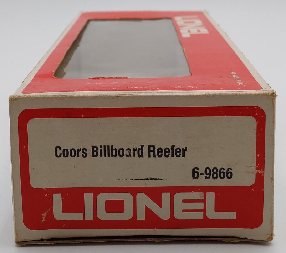 Lionel 6-9866 O Gauge Coors Beer Billboard Reefer Car #9866 EX/Box