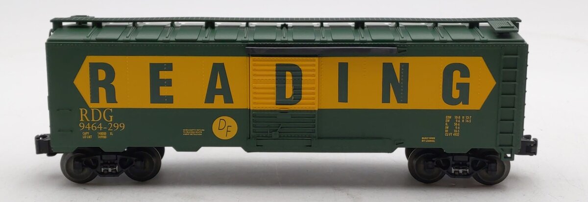 Lionel 6-29258 O Gauge Reading Boxcar #9464-299 EX/Box