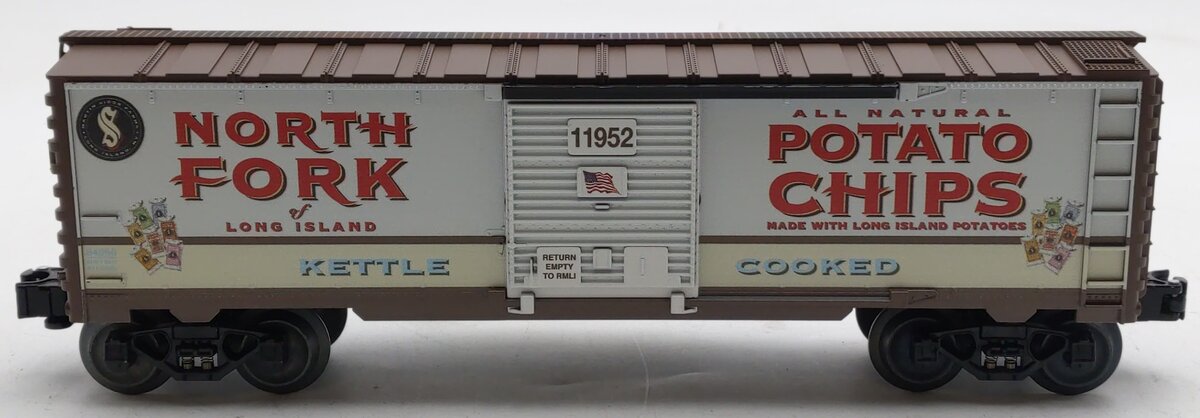 Lionel 6-84598 O Sidor's North Fork Potato Chips Boxcar #11952 EX/Box
