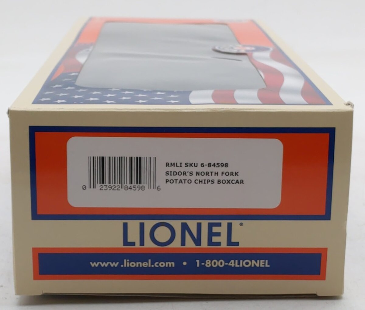Lionel 6-84598 O Sidor's North Fork Potato Chips Boxcar #11952 EX/Box