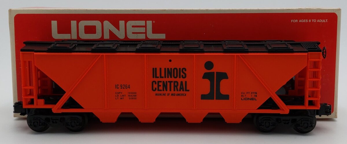 Lionel 6-9264 O Gauge Illinois Central Quad Hopper #9264 LN/Box
