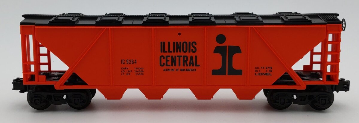 Lionel 6-9264 O Gauge Illinois Central Quad Hopper #9264 LN/Box
