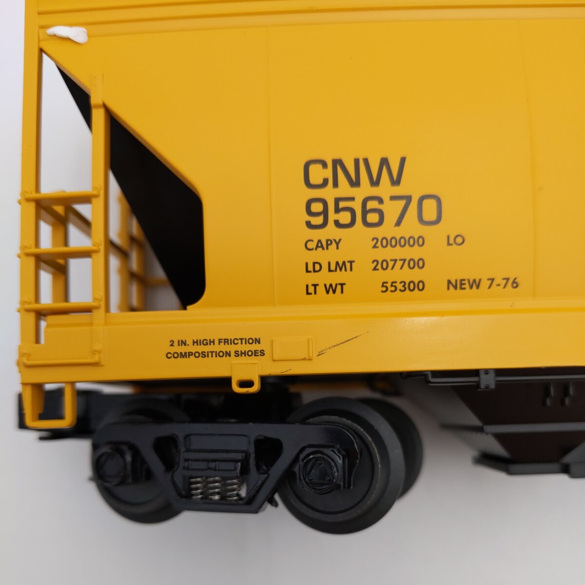 MTH 20-97521 Chicago and Northwestern 2-Bay Hopper #95667 EX/Box
