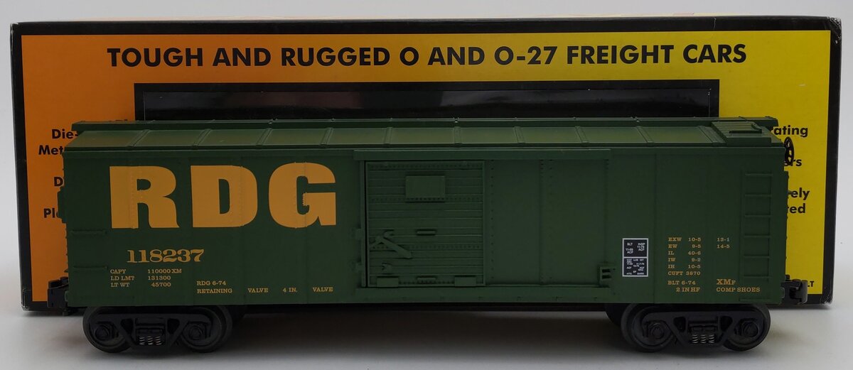 MTH 30-7017A O Gauge Reading Boxcar No. 118237 LN/Box
