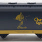 K-Line K6242-1254 O Gauge C&O Alum. 2-Bay Center Flow Hopper #605559 EX/Box