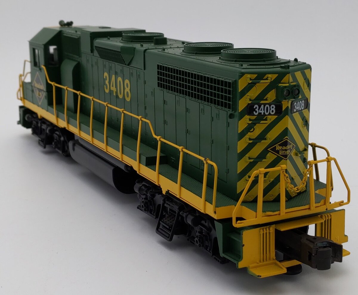 Weaver 7560-LP O Reading GP38-2 Diesel Locomotive #3412 - 3 Rail EX/Box