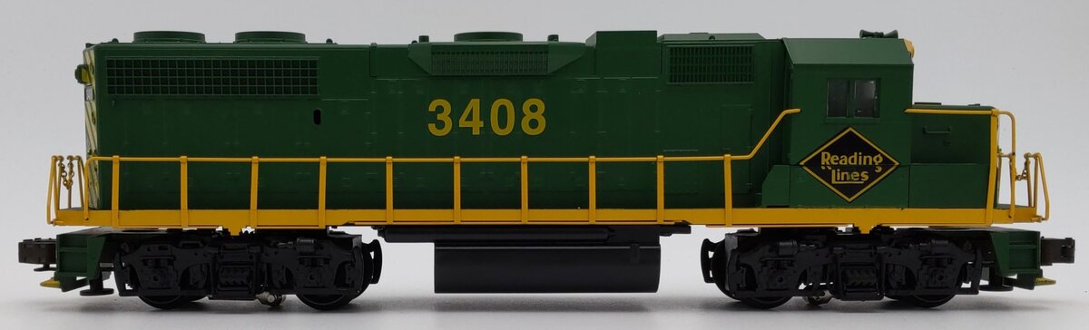 Weaver 7560-LP O Reading GP38-2 Diesel Locomotive #3412 - 3 Rail EX/Box