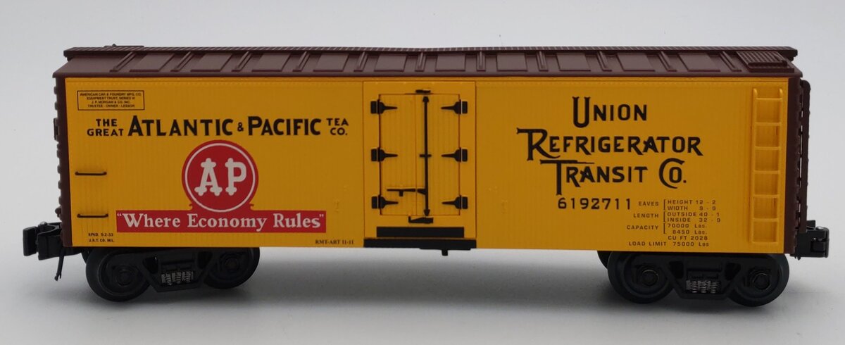RMT 9619927B O Gauge A&P Foods Woodside Reefer #6192711 LN/Box