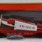 Lionel 6-36089 Frisco Flatcar w/Red & White Airplane EX/Box