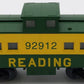 Weaver U2917 O Reading Northeastern Caboose #92912 EX/Box