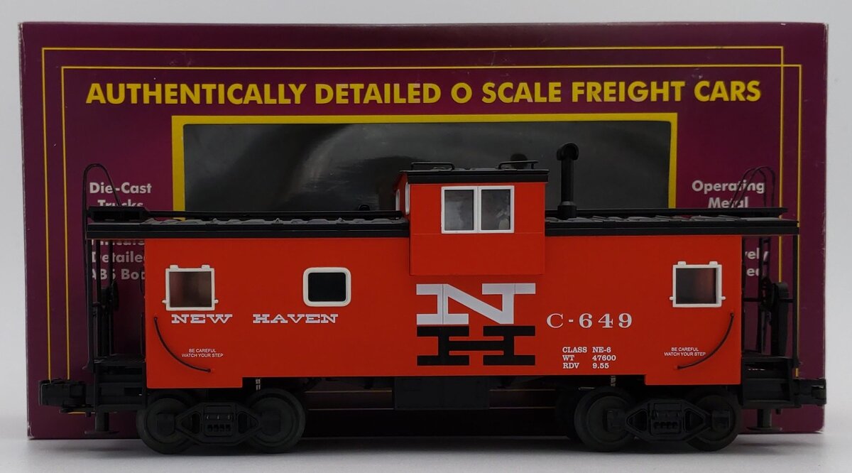 MTH 20-91021 New Haven Extended Vision Caboose #C-649 LN/Box