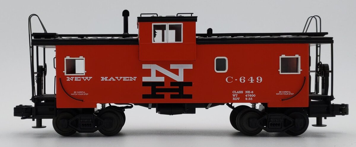 MTH 20-91021 New Haven Extended Vision Caboose #C-649 LN/Box