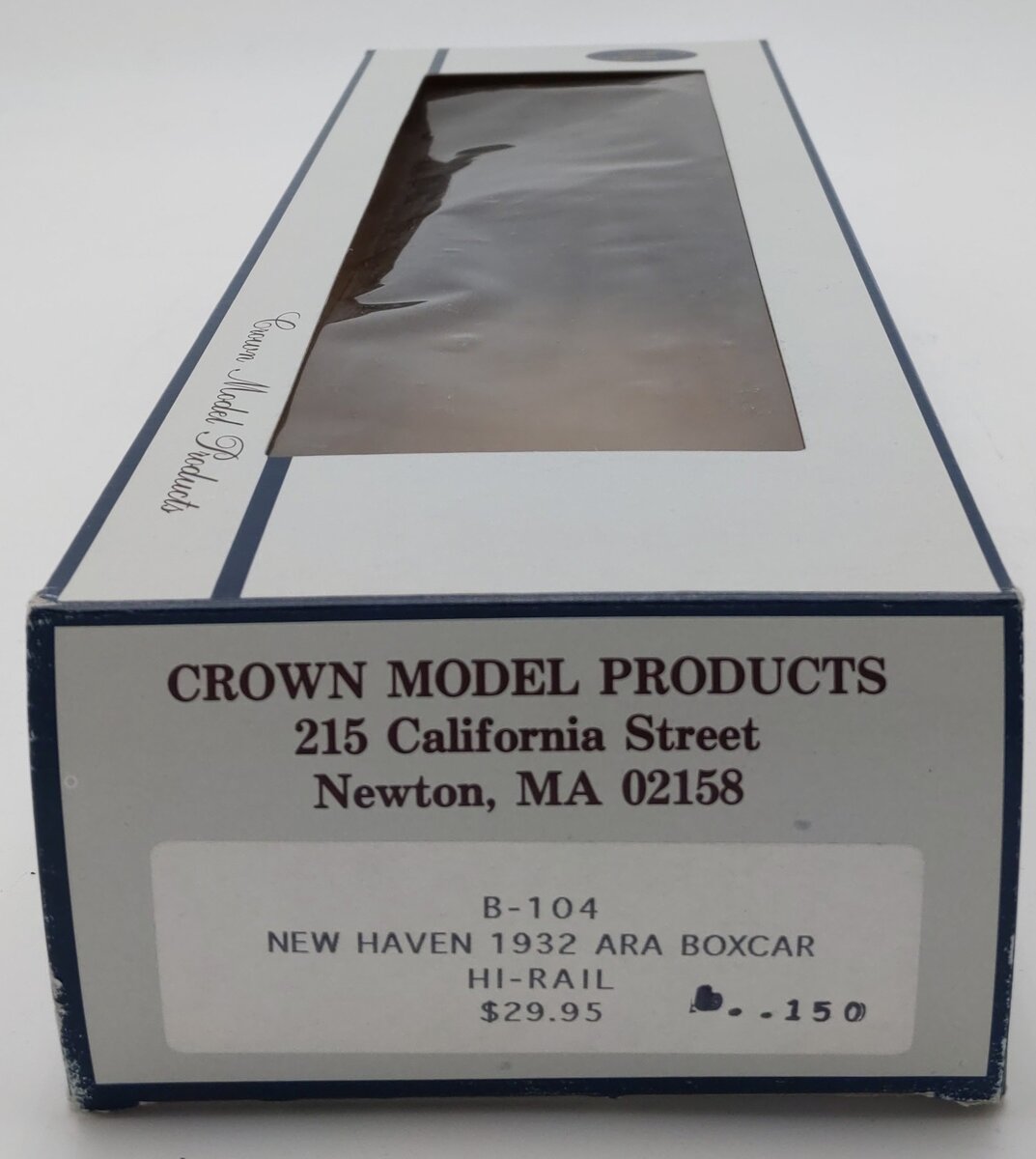 Crown Model Products B-104 O ARA New Haven Boxcar #36150 LN/Box