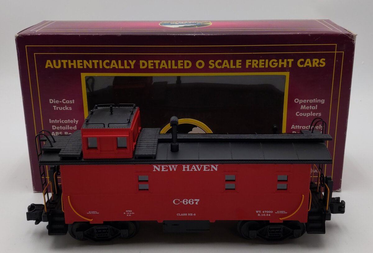 MTH 20-90027F O Gauge New Haven Steel Caboose #C-667 LN/Box