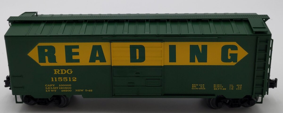 Weaver 3055 Reading PS-1 40' Boxcar #115512 (3-Rail) LN/Box