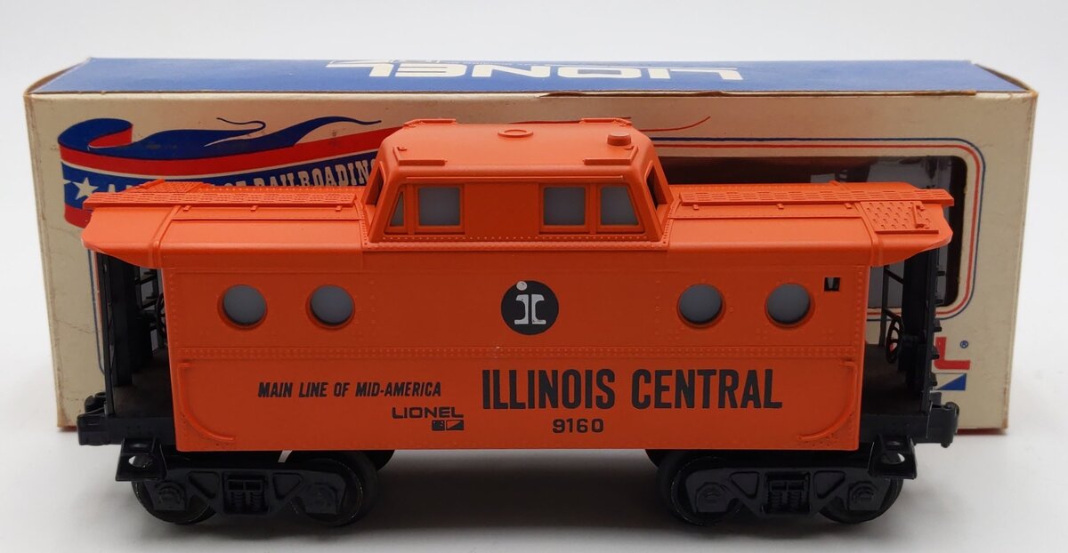 Lionel 6-9160 O Illinois Central N5C Lighted Caboose #9160 EX/Box