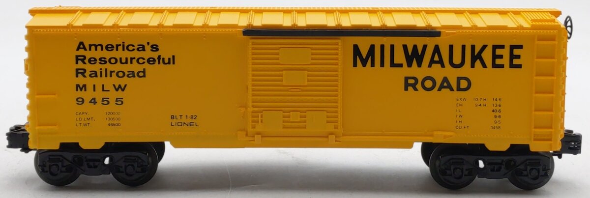 Lionel 6-9455 O Gauge Milwaukee Road Boxcar EX/Box