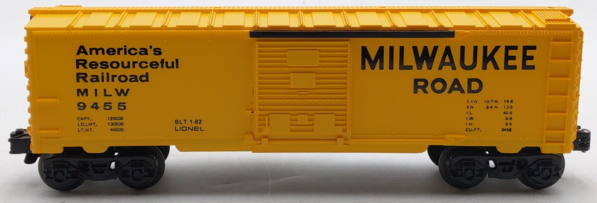 Lionel 6-9455 O Gauge Milwaukee Road Boxcar EX/Box