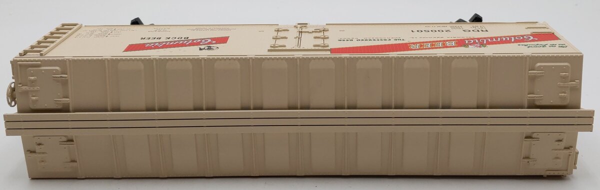 Weaver U3172LD O Gauge Columbia Beer Woodside Reefer #200501(3Rail) LN/Box