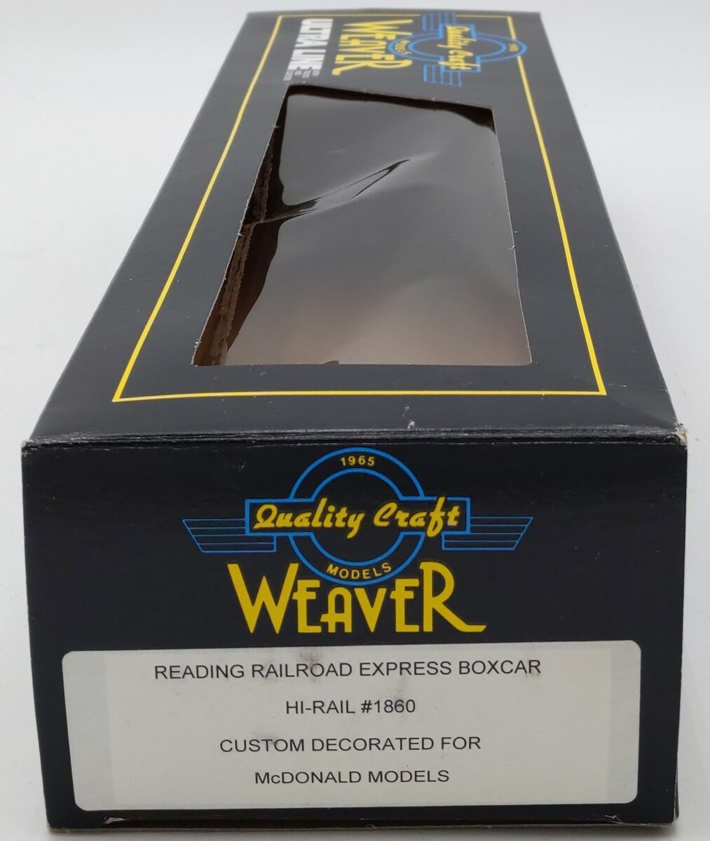 Weaver 1860 O Gauge Reading Express Box Car #1860 (3 Rail) LN/Box