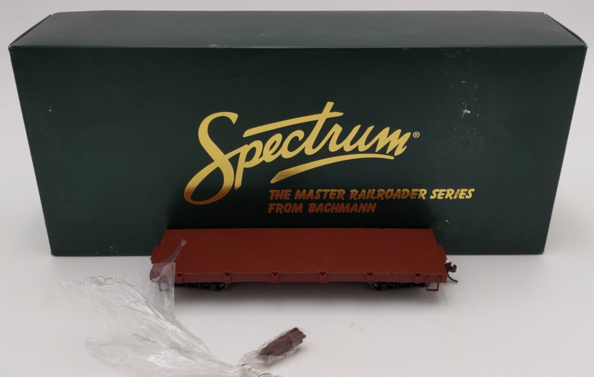 Bachmann 27399 On30 Oxide Red Painted Unlettered Flat Cars EX/Box