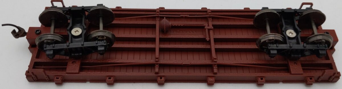 Bachmann 27399 On30 Oxide Red Painted Unlettered Flat Cars EX/Box