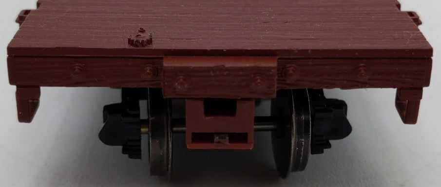 Bachmann 27399 On30 Oxide Red Painted Unlettered Flat Cars EX/Box