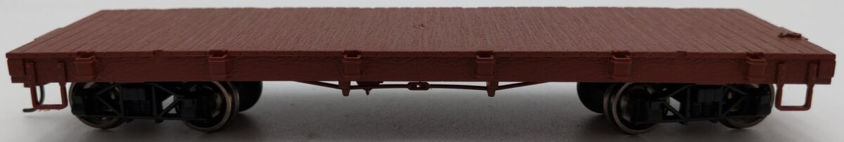 Bachmann 27399 On30 Oxide Red Painted Unlettered Flat Cars EX/Box