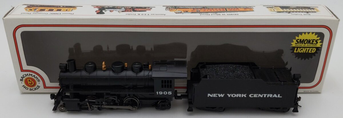 Bachmann 51520 HO NYC 2-6-2 Prairie Steam Locomotive w/Smoke & DCC #1905 EX/Box