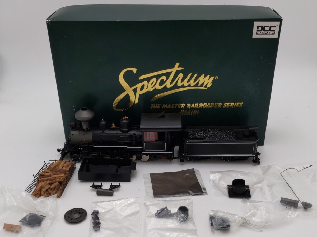 Bachmann 25998 On30 Painted & Unlettered 2-8-0 Steam Locomotive & Tender w/DCC EX/Box