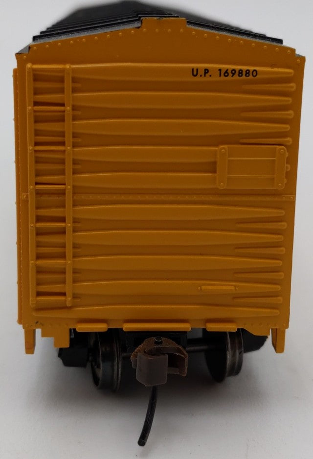 Bachmann 19408 HO Union Pacific 50' Sliding-Door Boxcar (Yellow, Black) EX/Box