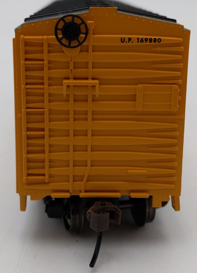 Bachmann 19408 HO Union Pacific 50' Sliding-Door Boxcar (Yellow, Black) EX/Box