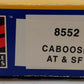 Life Like 8552 HO Scale Santa Fe AT&SF Caboose #999851 EX/Box