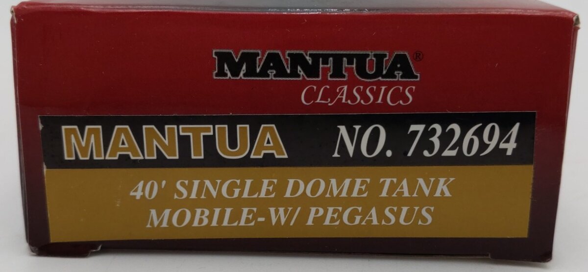 Mantua 732694 HO Scale Mobil 40'' Single-Dome Tank Car #1443 EX/Box