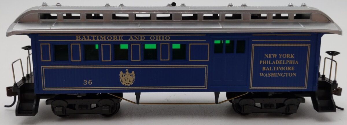 Mantua 720525 HO Scale Baltimore & Ohio Old Time 1890 Combine Car #36 EX/Box