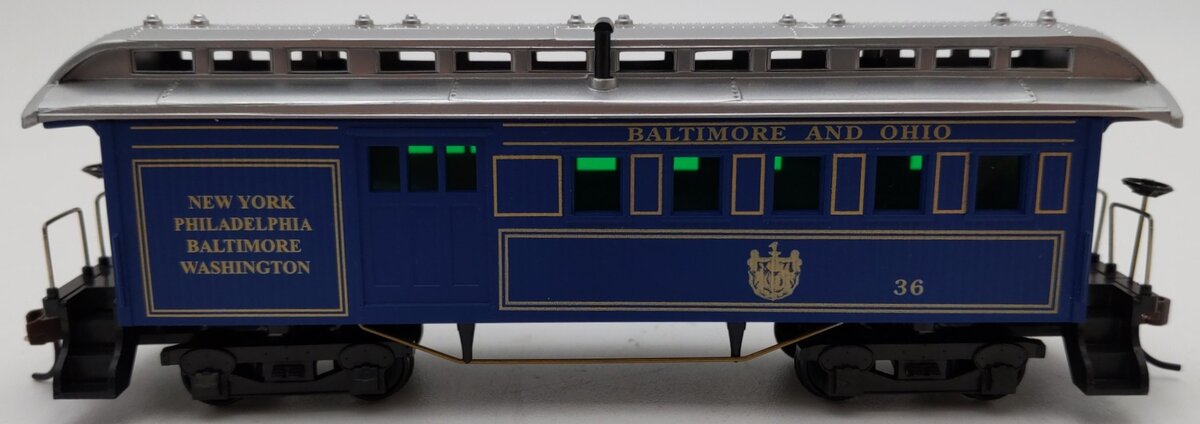 Mantua 720525 HO Scale Baltimore & Ohio Old Time 1890 Combine Car #36 EX/Box