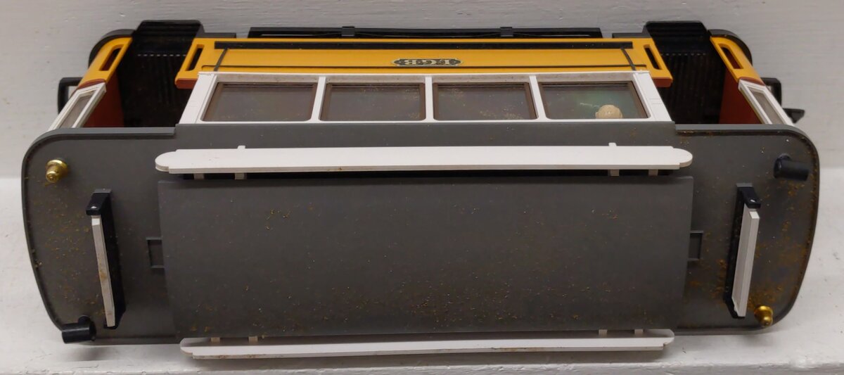 LGB 3500 G Scale Yellow Non-Powered Streetcar / Trolley VG/Box