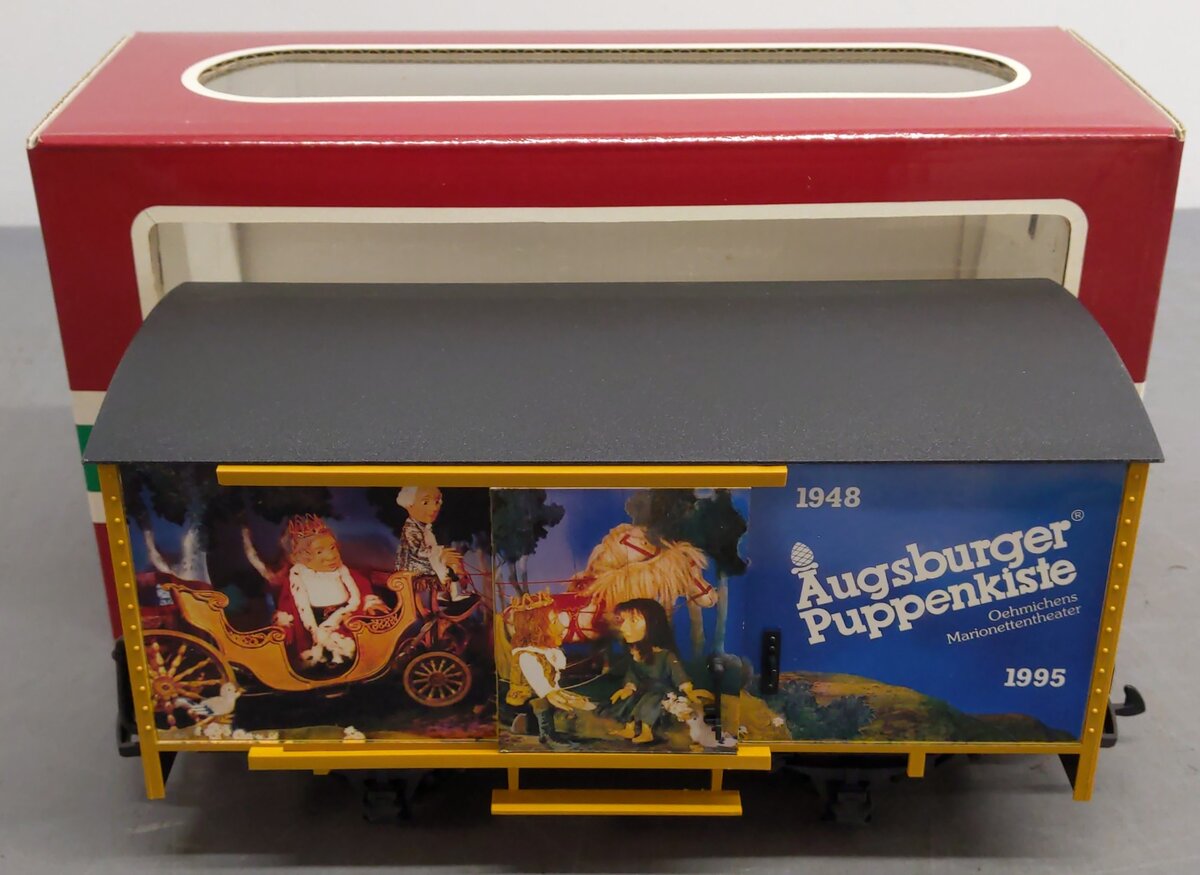LGB 44353 G Scale Augsburger Boxcar 1948-1995 EX/Box