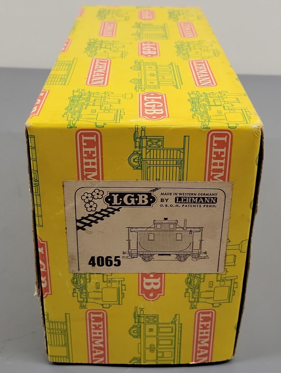 LGB 4065 G Scale Denver & Rio Grande Western Cupola Caboose #4065 - Custom/Box