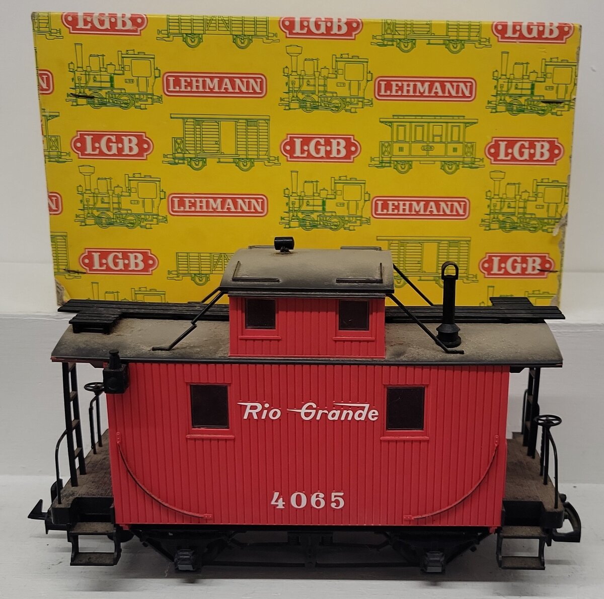 LGB 4065 G Scale Denver & Rio Grande Western Cupola Caboose #4065 - Custom/Box
