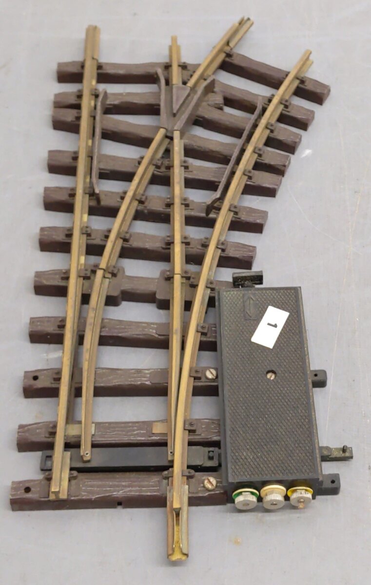 LGB 1205 G Scale 30° Right Hand Electric Switch Turnout VG/Box