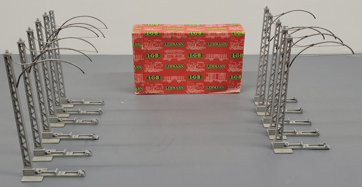LGB 6000 G Catenary Post Set [11] VG/Box